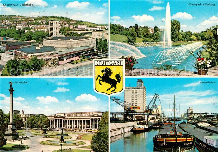 STUTTGART  CITY Schlossplatz Hoehenpark Neckarhafen Konzerthaus Liederhalle