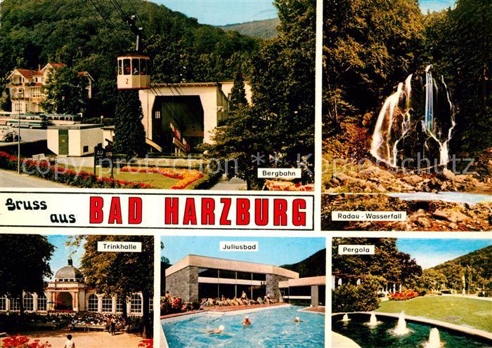 Bad Harzburg Bergbahn Radau-Wasserfall Pergola