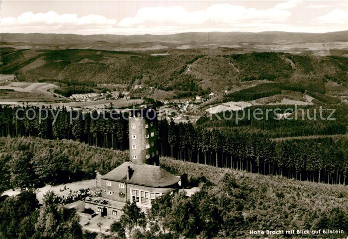 Hohe Bracht Fliegeraufnahme Aussichtsturm Bilstein