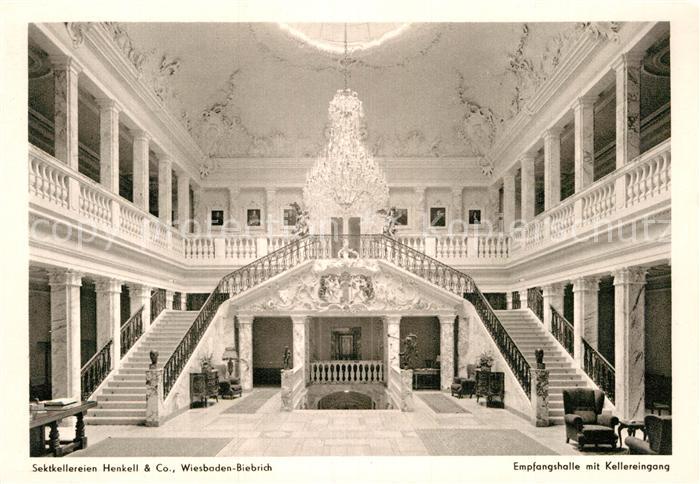 Biebrich Wiesbaden Sektkellereien Henkell Empfangshalle Kellereingang