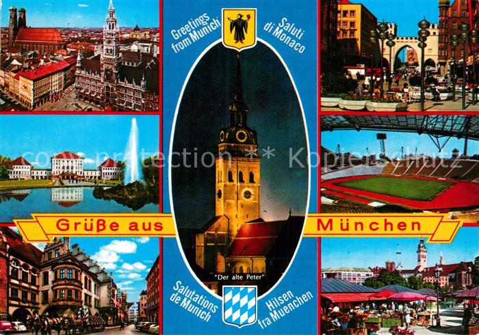 Muenchen Markt Stadion Der Alte Peter