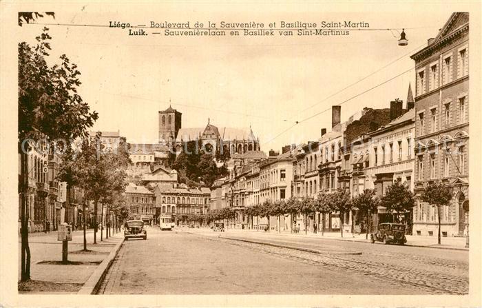 Liege Luettich Boulevard de la Sauveniere Basilika Saint Martin