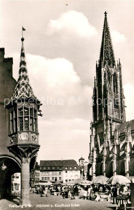 Freiburg Breisgau Muenster Kaufhaus Erker