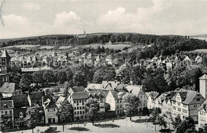 Bad Hersfeld Marktplatz Stiftsruine Wigbertshoehe