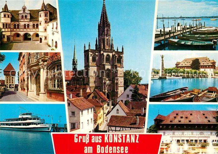 Konstanz Bodensee Schloss Hafen Muenster