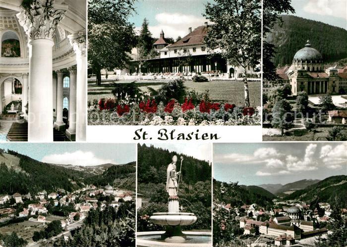 St Blasien Sankt Blasiuskirche Bischofsdenkmal Panoramen