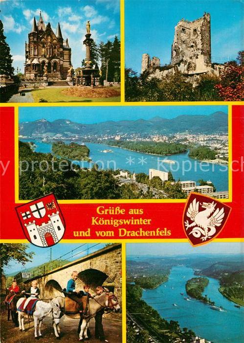 Koenigswinter Panorama Ruine Denkmal