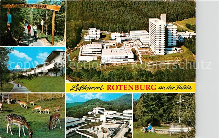 Rotenburg Fulda Waldsportpfad Klinikzentrum Damwild