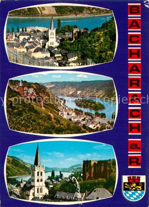 Bacharach Rhein Panorama Kirche