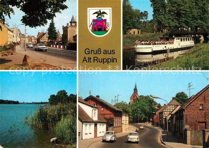 Alt Ruppin Brandenburg Friedrich Engels Strasse Rhinpartie MS Theodor Fontane Ru