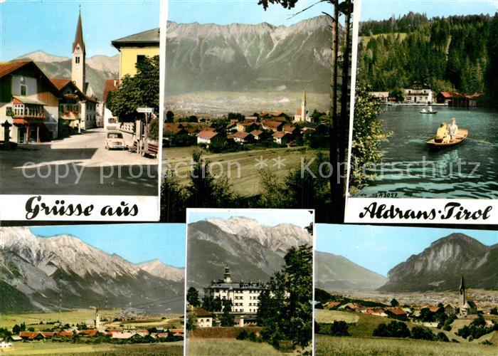 Aldrans Kirche Ruderboot Panorama