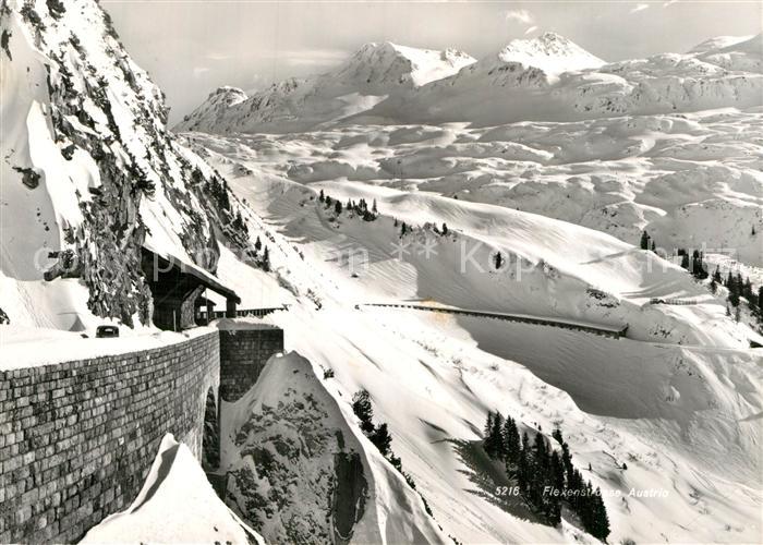 Flexenstrasse Winter Passstrasse