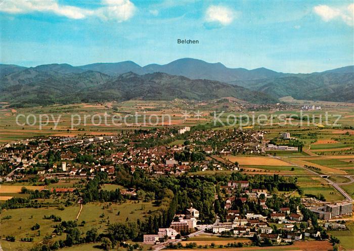 Krozingen Bad Fliegeraufnahme Belchen Panorama