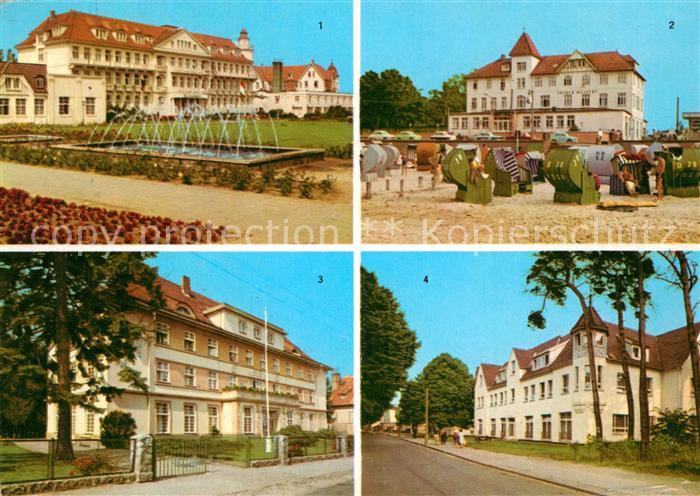 Kuehlungsborn Ostseebad FDGB Erholungsheime