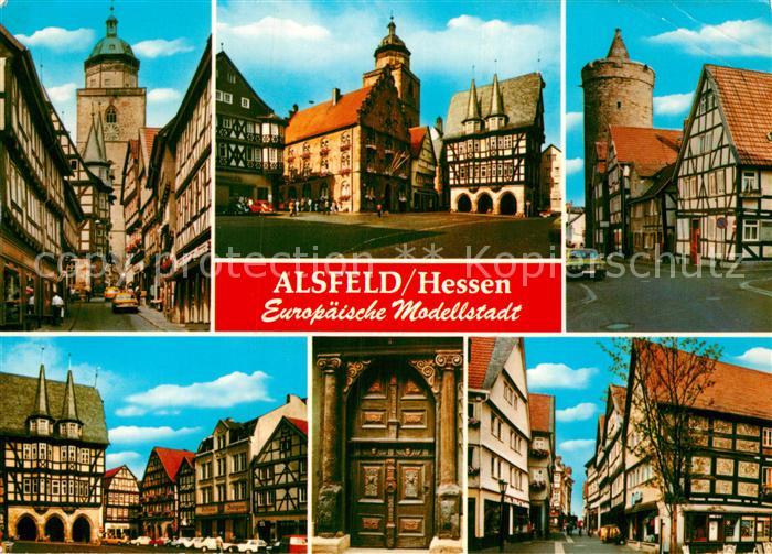 Alsfeld Rathaus Stadtturm Stadtansichten