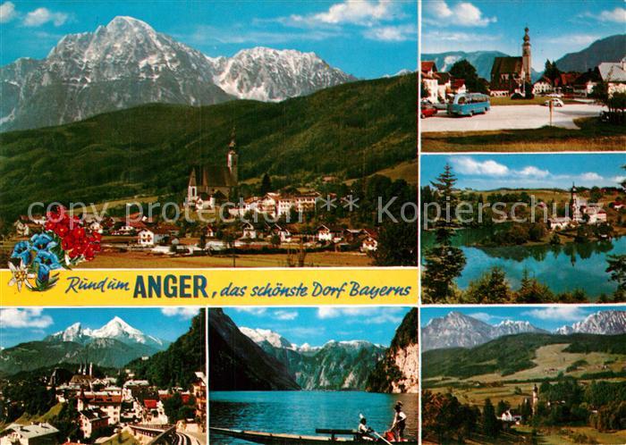 Anger Chiemgau Panorama Kirche