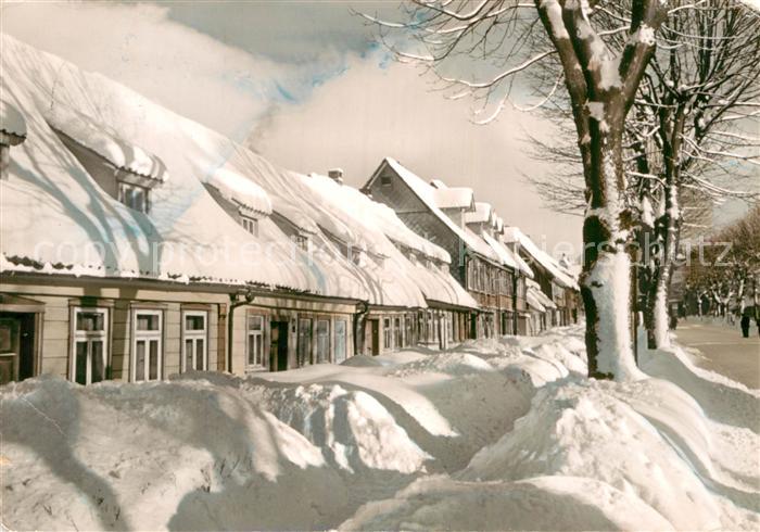 Andreasberg Harz St Schuetzenstrasse Winter