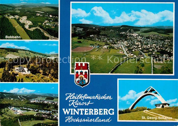 Winterberg Hochsauerland Bobbahn Georg Schanze Panorama