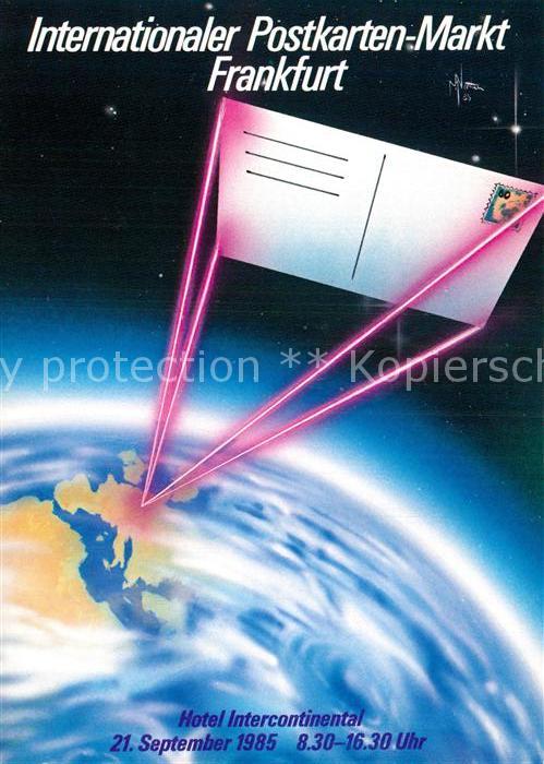 Frankfurt Main Internationaler Postkarten Markt