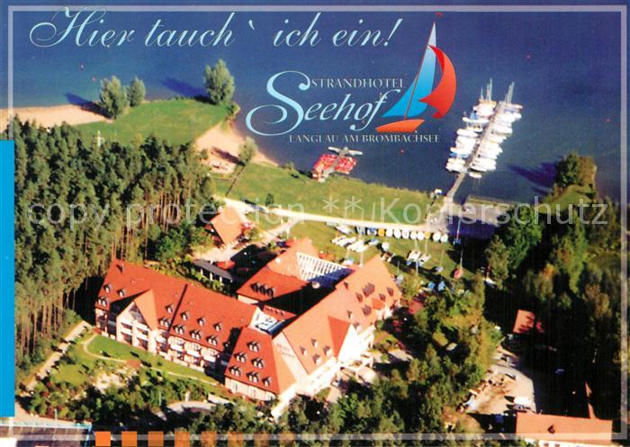 Langlau Strandhotel Seehof Fliegeraufnahme