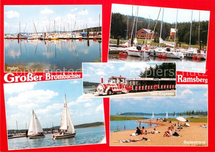 Ramsberg Mittelfranken Grosser Brombachsee Hafen Badestrand