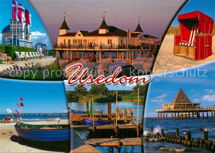 Usedom Seehaus Strandkorb
