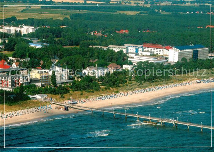 Zinnowitz Ostseebad Fliegeraufnahme Hotelanlagen