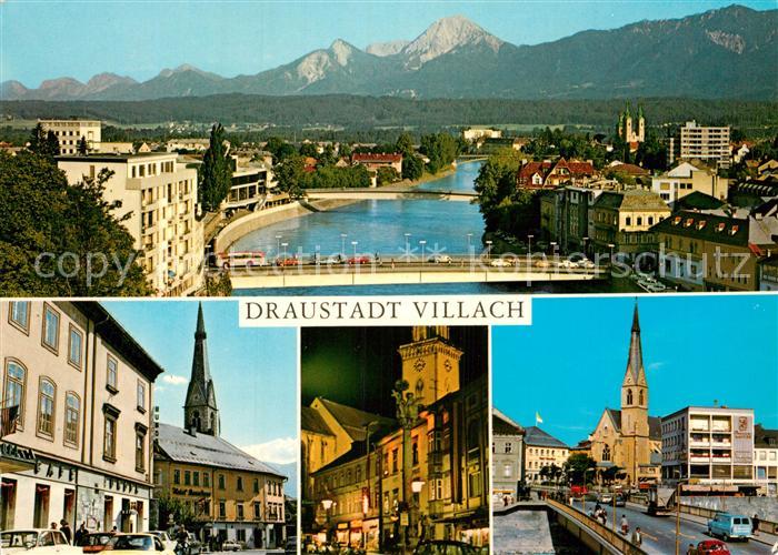 Villach Kaernten Kongresshaus Kreuzkirche Mittagskogel