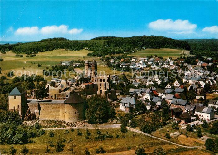 Burg Greifenstein Westerwald Panorama