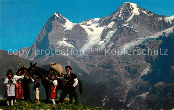 Trachten Schweiz Trachtenfamilie Maultier Eiger Mönch
