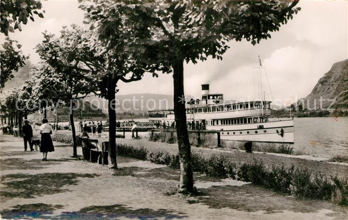 Dampfer Seitenrad Vaterland Andernach Rheinpromenade