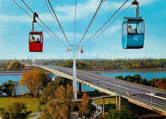 Seilbahn Koeln am Rhein Zoobruecke