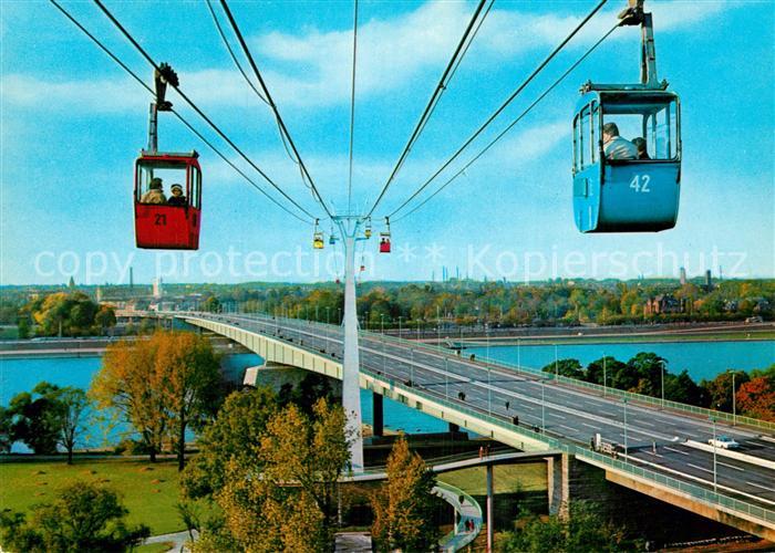 Seilbahn Koeln am Rhein Zoobruecke