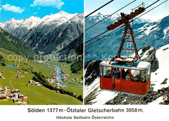 Seilbahn oetztaler Gletscherbahn Soelden