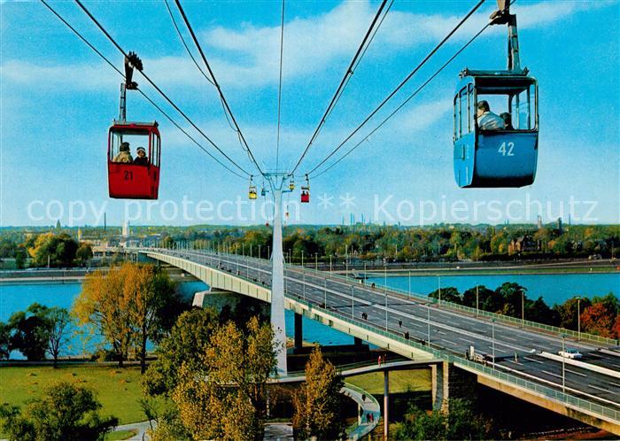 Seilbahn Koeln am Rhein Zoobruecke