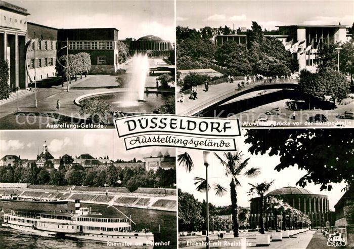 Ausstellung Duesseldorf Seitenraddampfer Ehrenhof Rheinhalle Europa-Halle