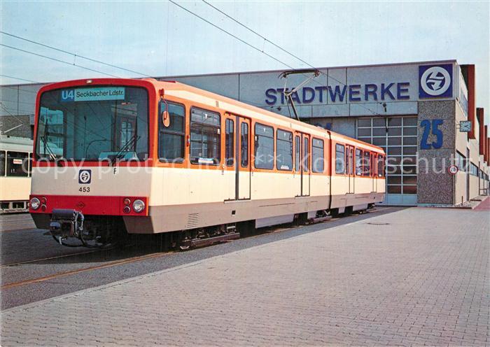 U-Bahn Subway Underground Metro Stadtbahn Wagon 453 Stadtwerke Frankfurt am Main