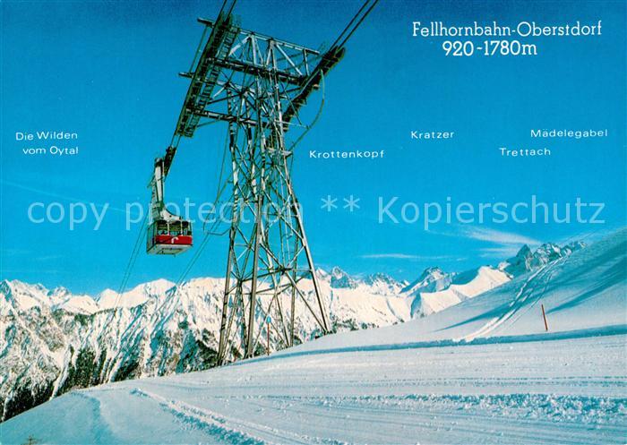Seilbahn Fellhorn Oberstdorf Faistenoy Stillachtal
