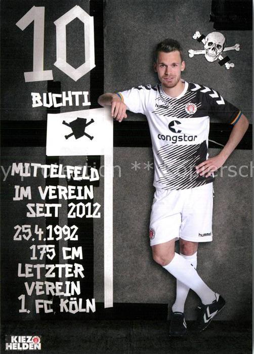Fussball FC St. Pauli Christopher Buchtmann Autogramm