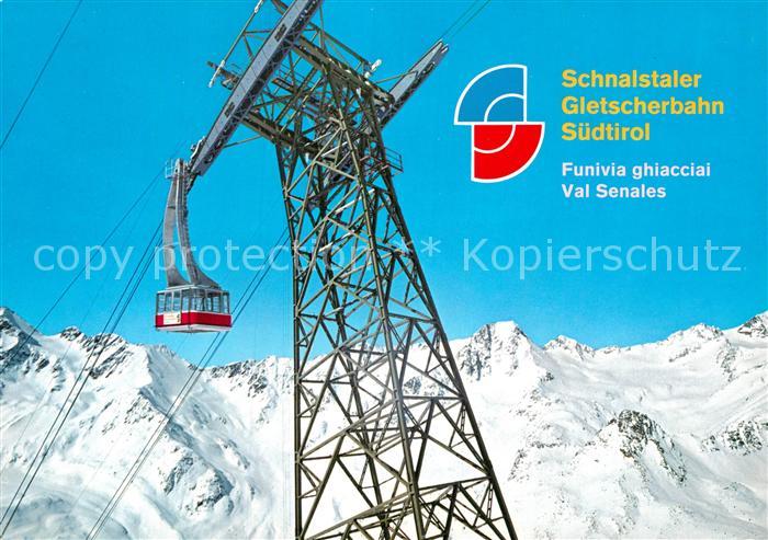 Seilbahn Schnalstaler Gletscherbahn Suedtirol Funivia Val Senales