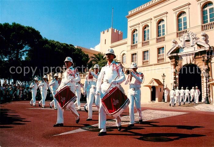 Leibgarde Wache Releve de la Garde d_Ete Monaco Trommel