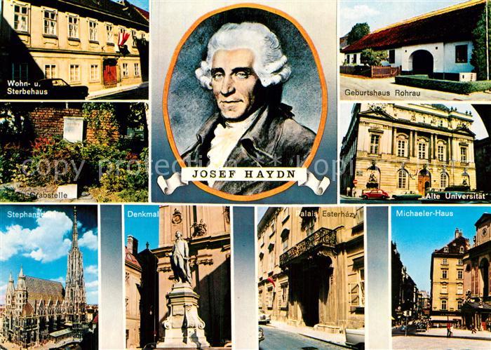 Haydn Joseph Wohn- und Sterbehaus Alte Universitaet Michaeler-Haus