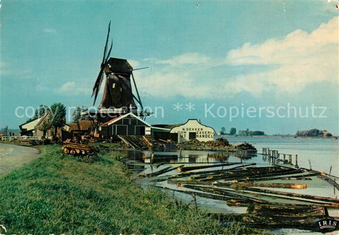 Windmuehle Holland Zagerij N. Dekker