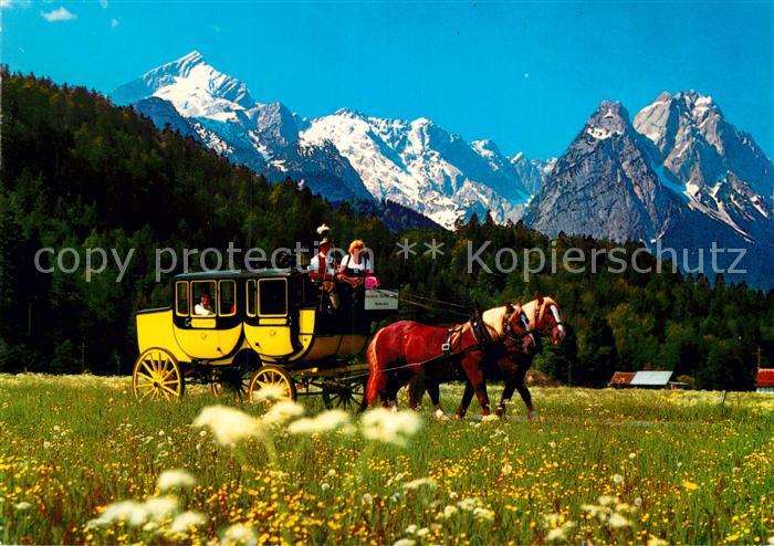 Postkutsche Garmisch-Partenkirchen Zugspitzgruppe
