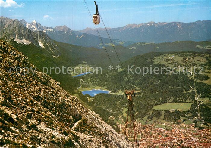 Seilbahn Karwendel Mittenwald Lauter- und Ferchensee