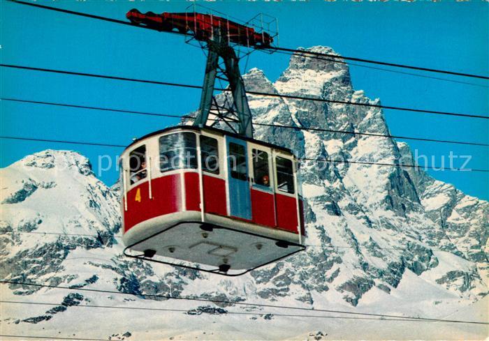 Seilbahn Cervinia Breuil Matterhorn