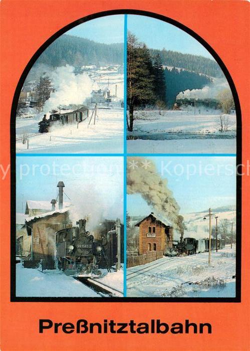 Eisenbahn Pressnitztalbahn Schmalzgrube Lokschuppen Bahnhof Wolkenstein