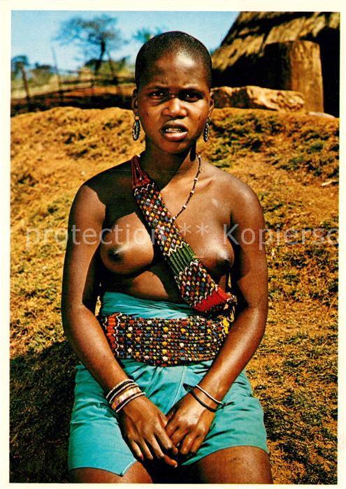 Typen Afrika Zulu Maiden Beadwork