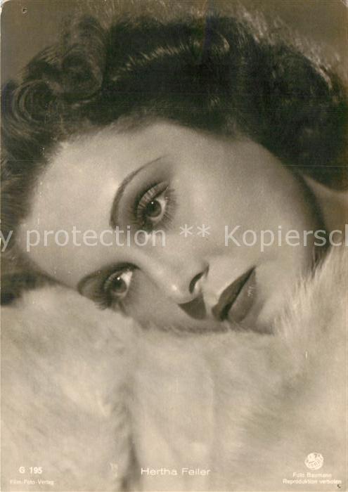 Schauspieler Hertha Feiler