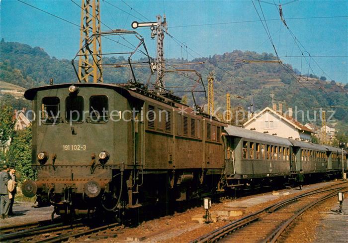 Lokomotive Elektro-Gueterzuglokomotive 191102-3 Deutsche Bundesbahn